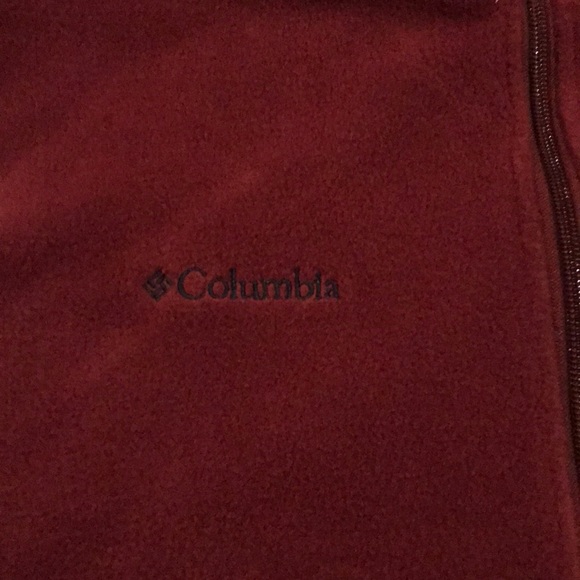 Columbia Red Fleece Vest - Picture 2 of 4